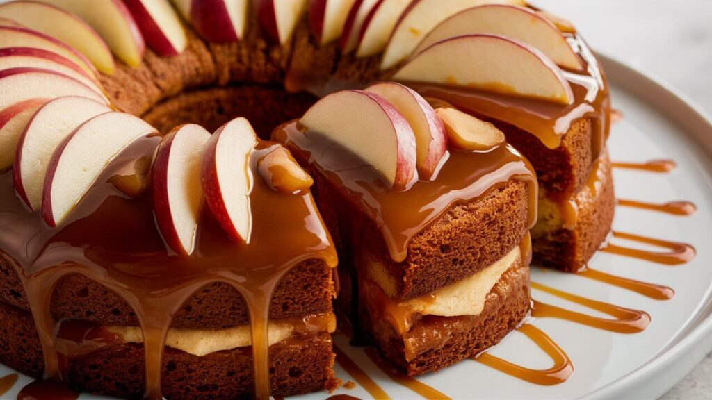 Apple Caramel Cake